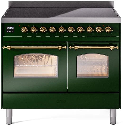 40 Induction Range with Electric Oven in Emerald Green M11325