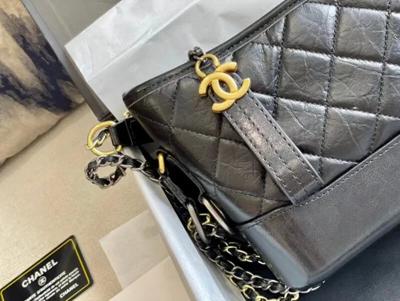 Black Hobo Bag D3789