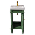 18" Green Sink Vanity M435