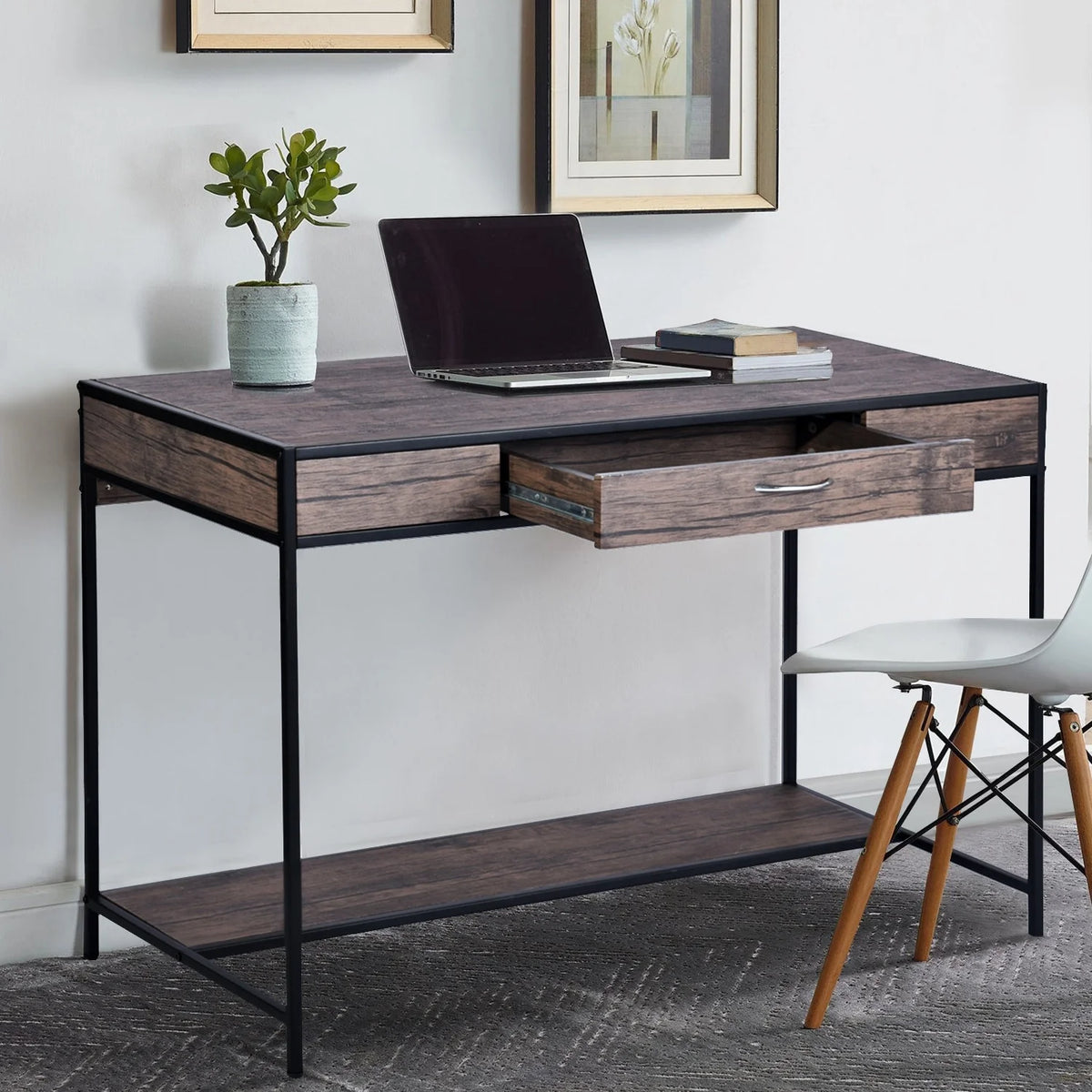 Rustic 1-drawer Computer Writing Desk Z277001