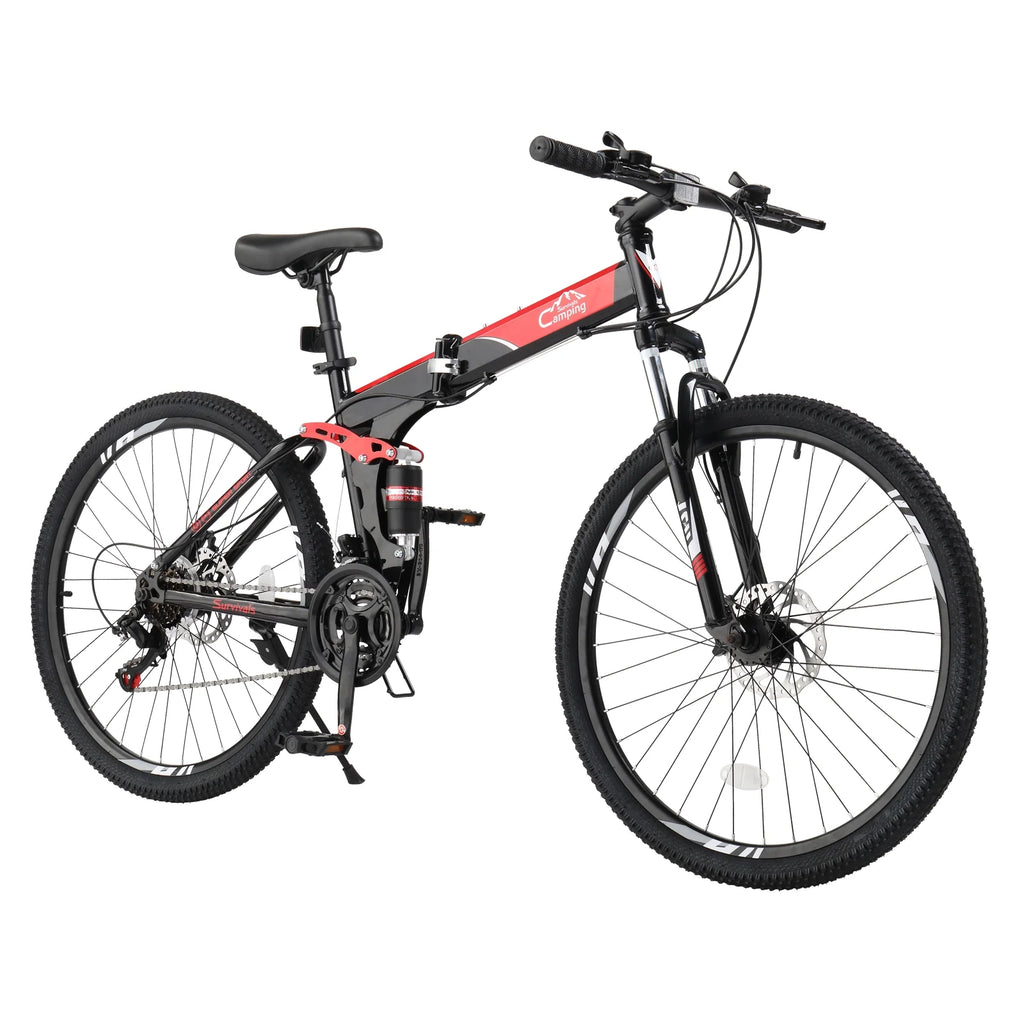 Folding 21 Speed 26 Wheel Steel Frame Mountain Bike N42467