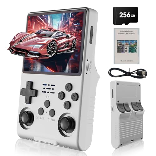 Handheld Game Console 30000 HD Games 3.5-Inch IPS Screen 256GB SD Card Y765