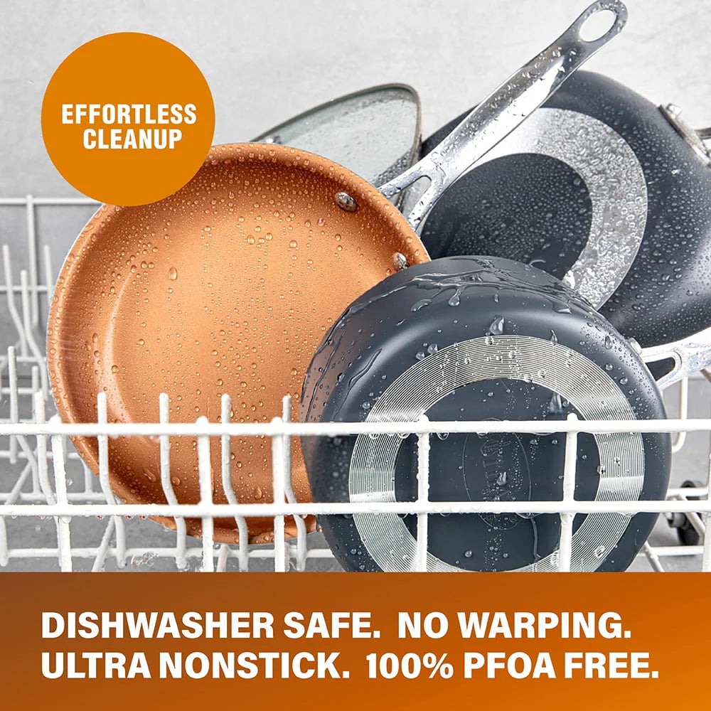 32 Pcs Nonstick Cookware Bakeware and Food Storage Set S2416