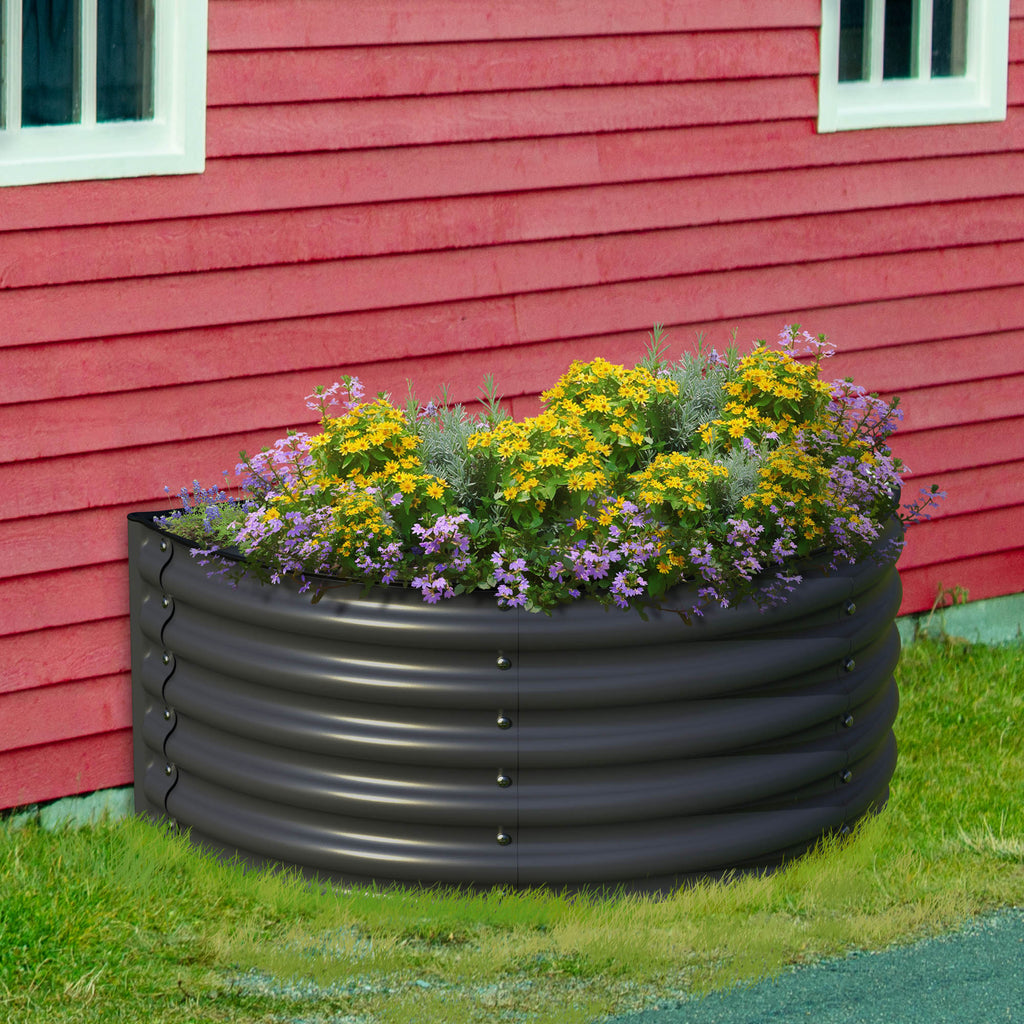 17 Tall Semi-circle Raised Garden Bed R89915
