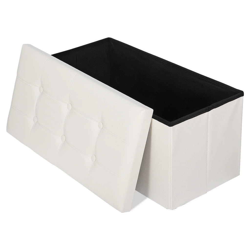 30'' Leather Storage Ottoman Bench M660314