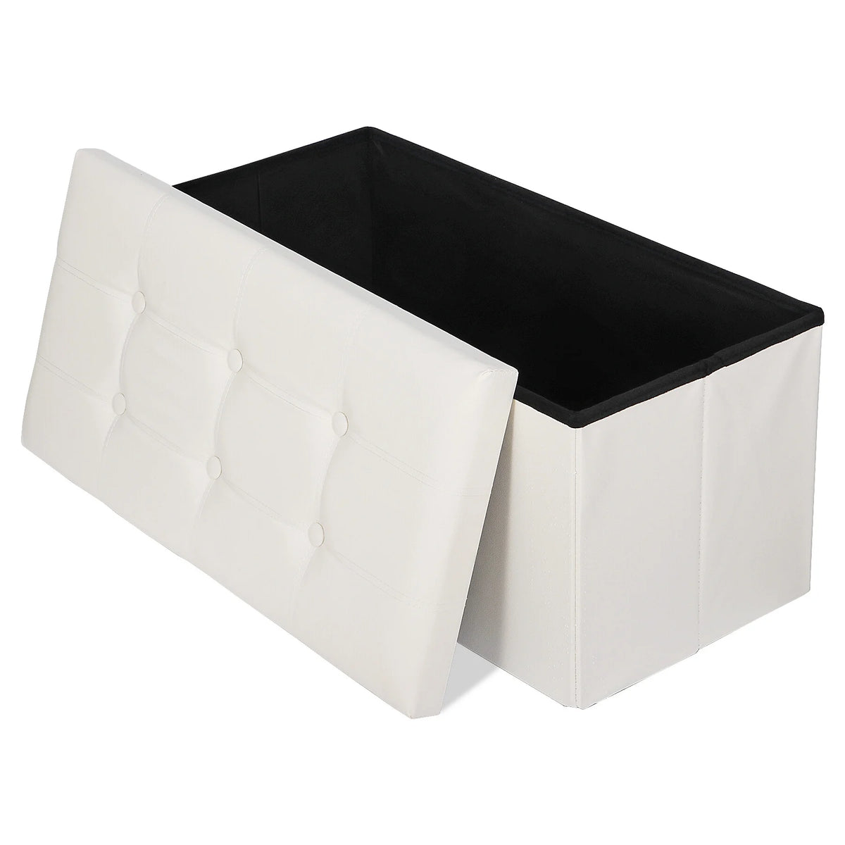 30'' Leather Storage Ottoman Bench M660314