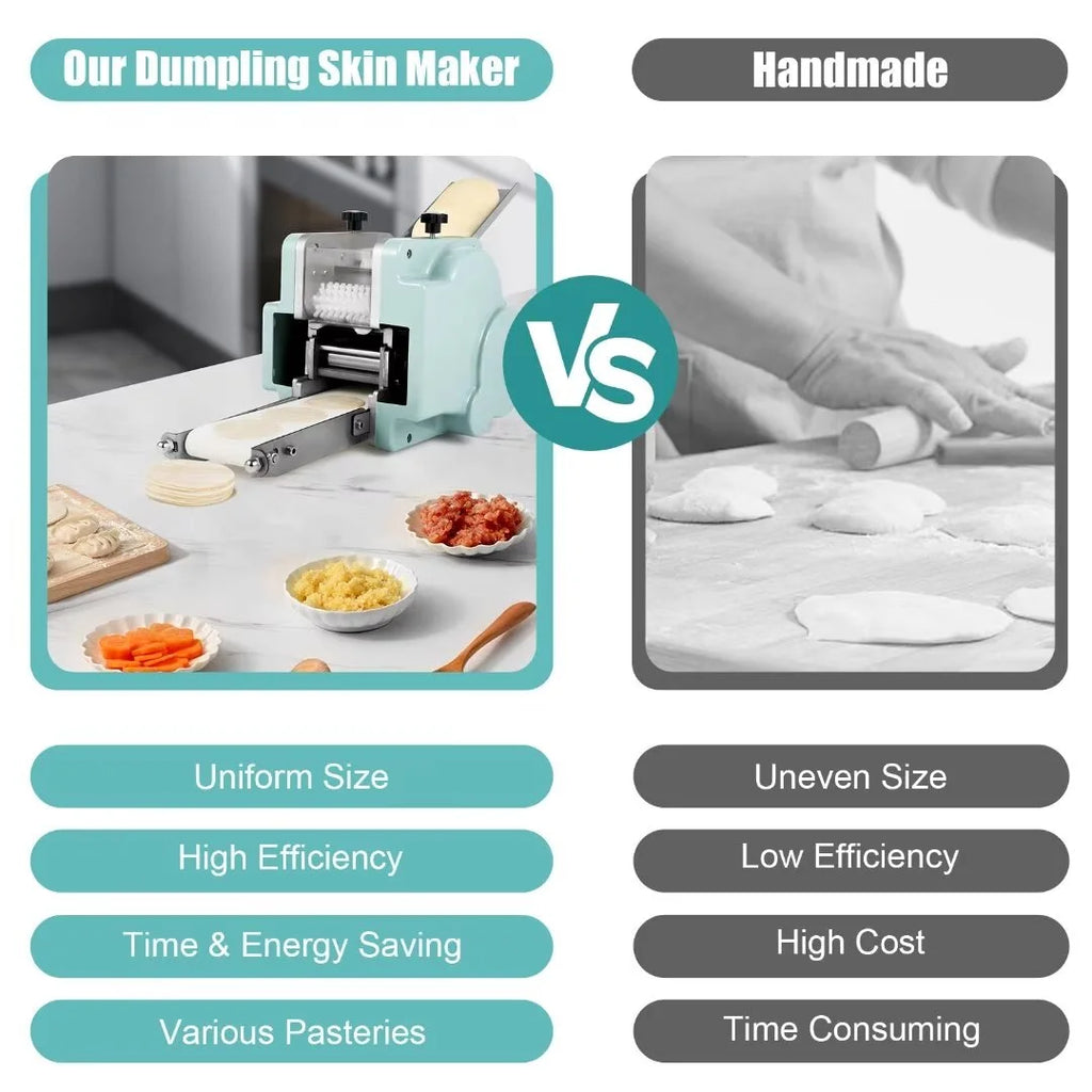 110V Electric Dumpling Skin Maker Machine with 7cm Round Mold H682