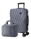 2 Piece Hardside Carry On Luggage Set with Spinner Wheels & TSA Lock S77259