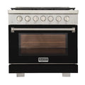 36 5.2 cu. ft. Natural Gas Range in Black R4413