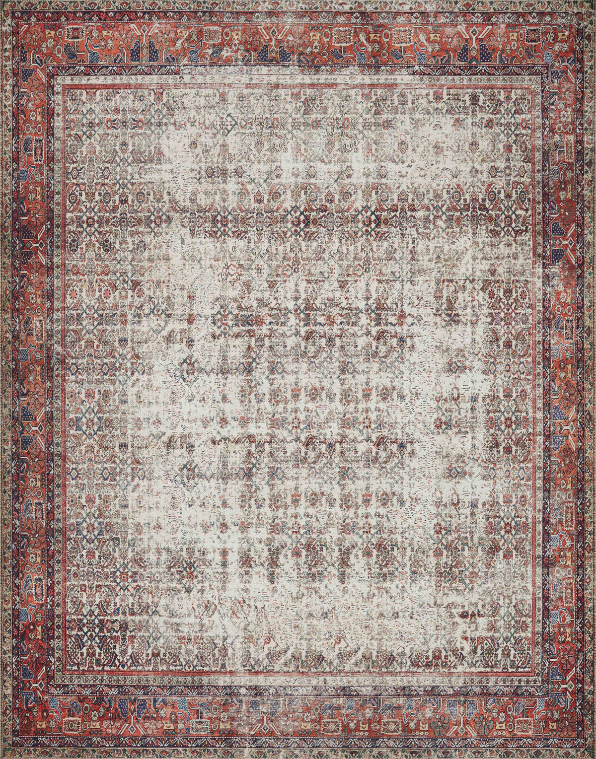 Ivory Brick 9'0 x 12'0 Rug X420803