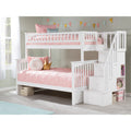 White Twin over Full Bunk Bed T4983